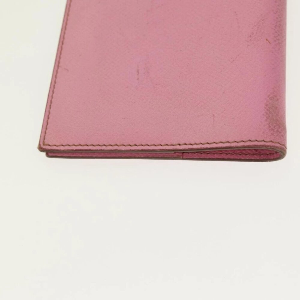 HERMES Agenda PM Day Planner Cover Epsom Leather Pink Auth 87806 - Picture 4 of 14